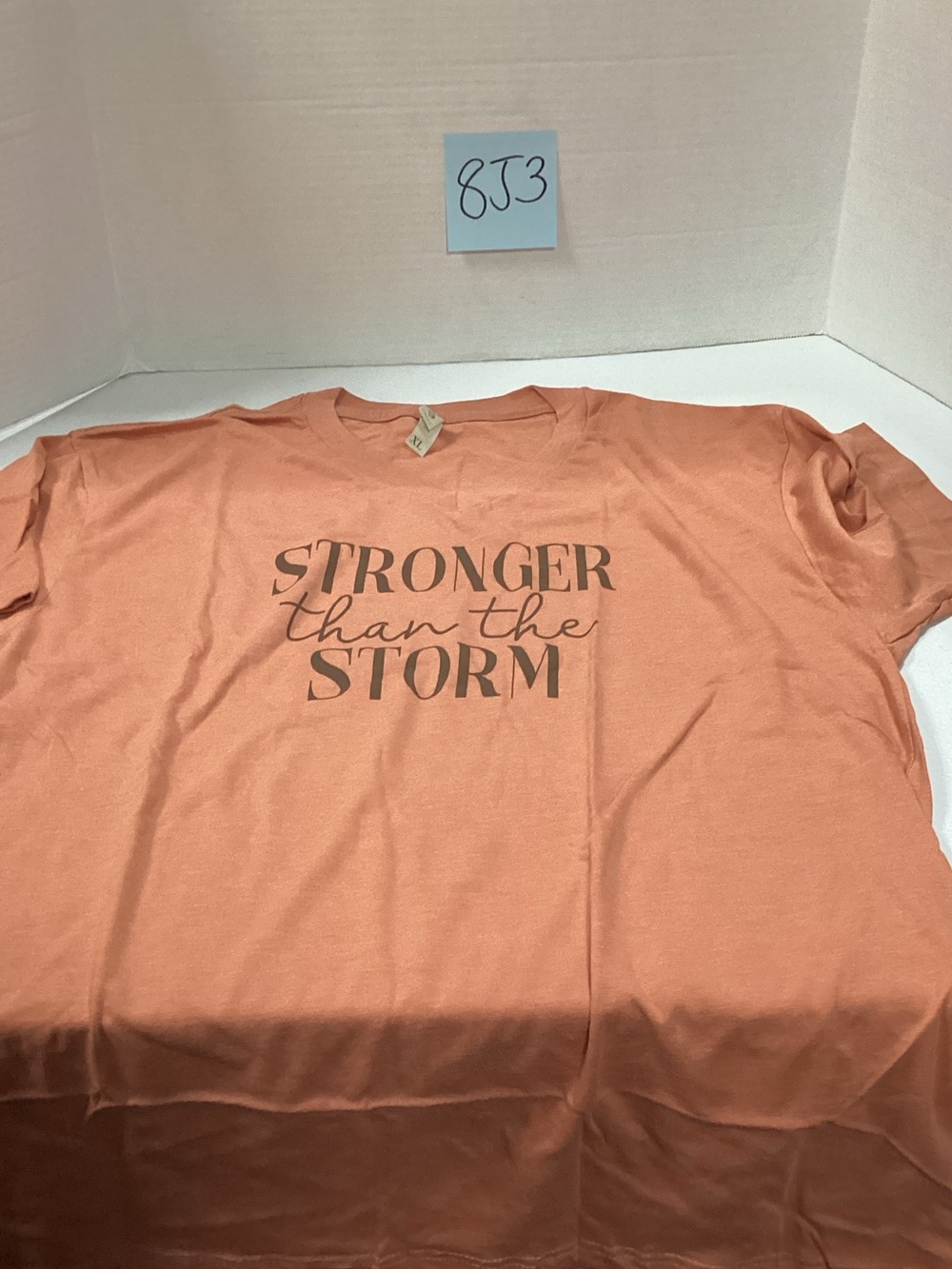 Love in faithStronger Than the Storm' Short-Sleeve Tee - Peach